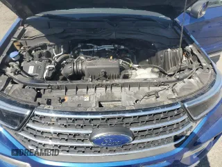 2022 Ford Explorer XLT with VIN 1FMSK7DH5NGB19667, listed as a Copart auction lot 60838495 with 45,469 mi miles and Salvage title. Bid and sale history available at DreamBid. Image 12.