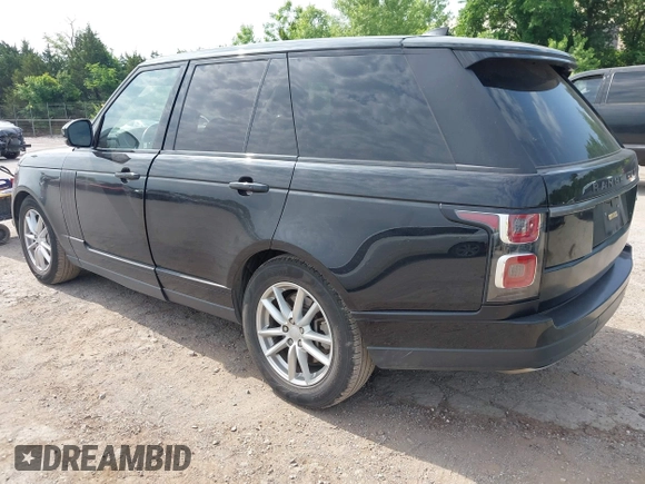 2018 Land Rover Range Rover with VIN SALGR2RV7JA395524, listed as a IAAI auction lot 42298825 with 103,310 mi miles and . Bid and sale history available at DreamBid. Image 3.