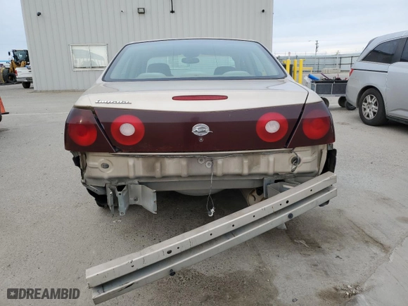2000 Chevrolet Impala with VIN 2G1WF55E9Y9136695, listed as a Copart auction lot 44970075 with 105,839 mi miles and Salvage Title. Bid and sale history available at carsss.com. Image 6.