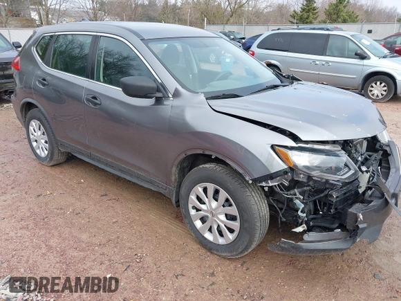 2017 Nissan Rogue SV with VIN KNMAT2MV4HP598576, listed as a IAAI auction lot 42061966 with 125,171 mi miles. Bid and sale history available at carsss.com. Image 1.
