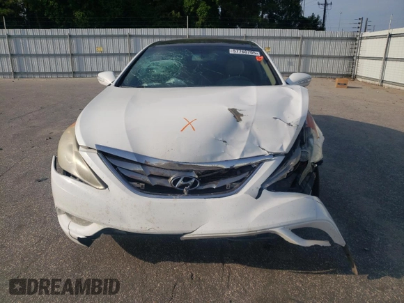 2012 Hyundai Sonata Limited z VIN 5NPEC4AC0CH382468, wystawiony jako Copart lot #57760705 z przebiegiem 195 114 mil mil oraz Szkoda całkowita • Salvage title. Historia ofert i sprzedaży dostępna na DreamBid. Obrazek 5.