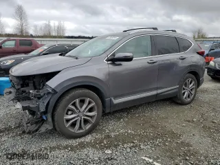 2021 Honda CR-V Touring with VIN 2HKRW2H93MH608463, listed as a Copart auction lot 47809355 with 26,186 mi miles and Salvage Title. Bid and sale history available at carsss.com. Image 1.