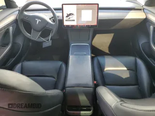 2022 Tesla Model 3 with VIN 5YJ3E1EA3NF125895, listed as a Copart auction lot 50042005 with 47,181 mi miles and Salvage Title. Bid and sale history available at DreamBid. Image 8.