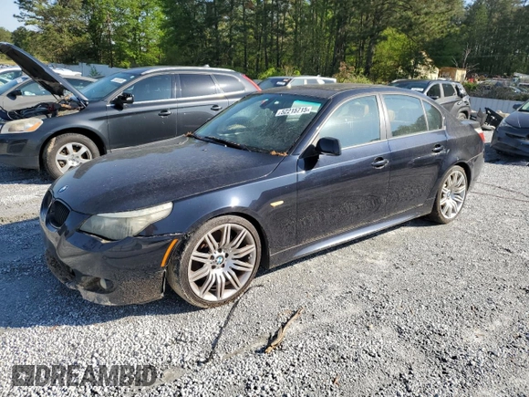 2009 BMW 5 Series 550i with VIN WBANW53559CT55439, listed as a Copart auction lot 52215715 with 135,715 mi miles and Clean Title. Bid and sale history available at carsss.com. Image 1.