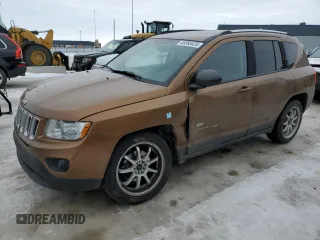 2011 Jeep Compass Limited with VIN 1J4NF5FB9BD197654, listed as a Copart auction lot 46366425 with 213,761 mi miles and Salvage Title. Bid and sale history available at carsss.com. Image 1.