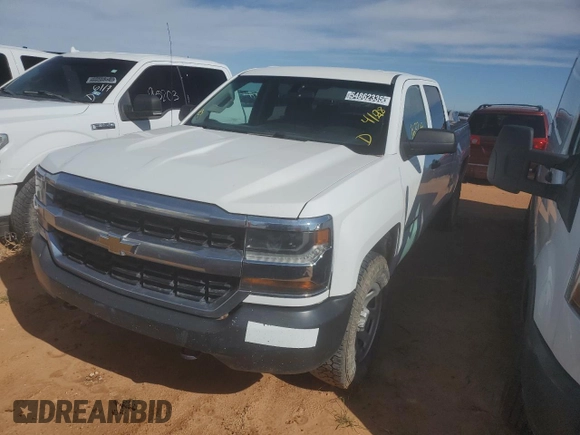 2018 Chevrolet Silverado 1500 Work Truck with VIN 3GCUKNEC9JG528998, listed as a Copart auction lot 54862335 with 163,268 mi miles and Clean Title. Bid and sale history available at DreamBid. Image 1.