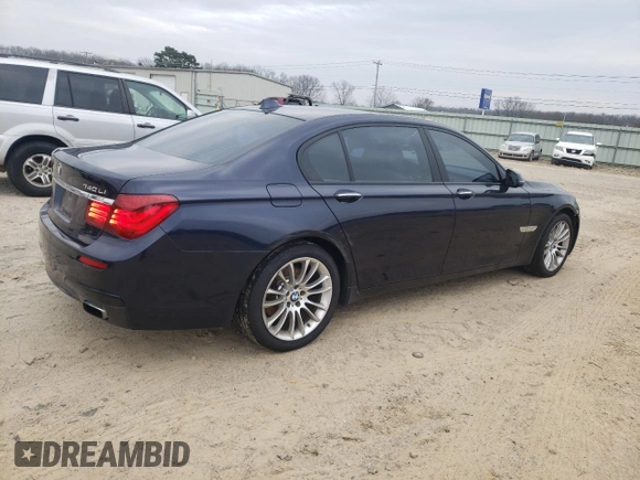 2013 BMW 7 Series 740Li with VIN WBAYE4C52DD136774, listed as a Copart auction lot 44769695 with 199,964 mi miles and Clean title. Bid and sale history available at DreamBid. Image 3.