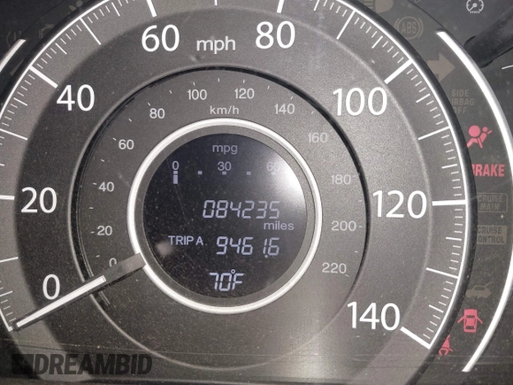 2014 Honda CR-V EX-L with VIN 2HKRM3H76EH512578, listed as a IAAI auction lot 42102989 with 84,235 mi miles and . Bid and sale history available at carsss.com. Image 15.