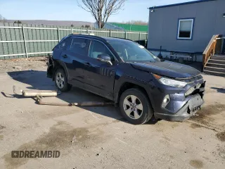 2019 Toyota RAV4 XLE with VIN 2T3P1RFV5KW055822, listed as a Copart auction lot 48483075 with 60,619 mi miles and Salvage Title. Bid and sale history available at DreamBid. Image 4.