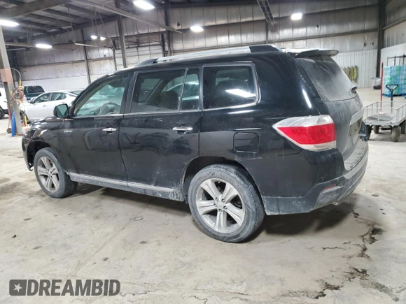 2012 Toyota Highlander Limited with VIN 5TDDK3EHXCS167608, listed as a Copart auction lot 46073925 with 204,546 mi miles and Salvage Title. Bid and sale history available at carsss.com. Image 2.