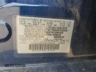 2019 Nissan Note SV z VIN 3N1CE2CP0KL365600, wystawiony jako Copart lot #59698085 z przebiegiem 162 767 mil mil oraz Szkoda całkowita • Salvage title. Historia ofert i sprzedaży dostępna na DreamBid. Obrazek 12.