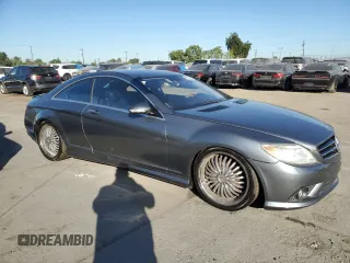 2008 Mercedes-Benz CL-Class V8 with VIN WDDEJ71X78A019051, listed as a Copart auction lot 79254574 with 0 mi miles and Salvage Title. Bid and sale history available at carsss.com. Image 4.