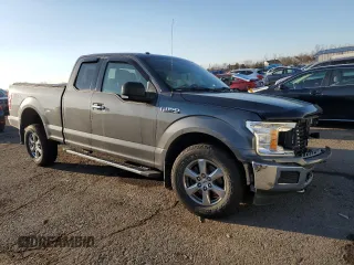 2018 Ford F-150 XL with VIN 1FTFX1EG1JKG09296, listed as a Copart auction lot 46672645 with Not Provided miles and Salvage Title. Bid and sale history available at carsss.com. Image 4.