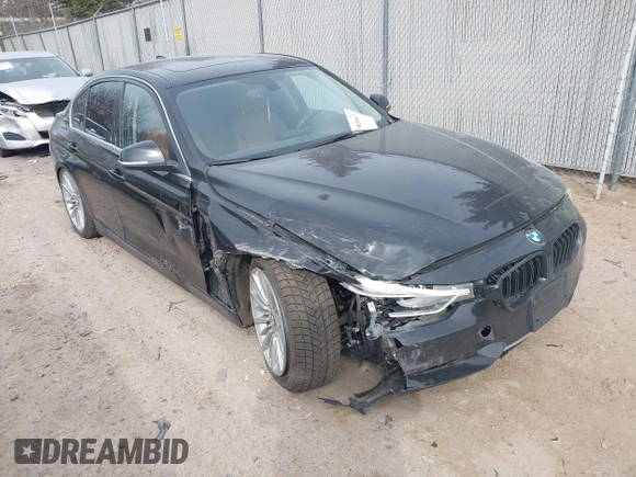 2015 BMW 3 Series 335i xDrive with VIN WBA3B9G58FNR94113, listed as a IAAI auction lot 41782667 with 106,089 mi miles and . Bid and sale history available at carsss.com. Image 1.