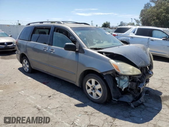 2005 Toyota Sienna CE with VIN 5TDZA23CX5S325295, listed as a Copart auction lot 60441314 with 294,660 mi miles and Salvage Title. Bid and sale history available at carsss.com. Image 4.
