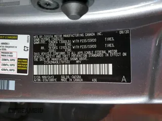 2020 Lexus RX with VIN 2T2HZMAA9LC181502, listed as a Copart auction lot 79475404 with 2,127 mi miles and Salvage Title. Bid and sale history available at carsss.com. Image 13.