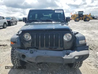 2018 Jeep Wrangler Unlimited Sport with VIN 1C4HJXDG8JW108185, listed as a Copart auction lot 58849745 with 65,097 mi miles and Salvage title. Bid and sale history available at DreamBid. Image 5.