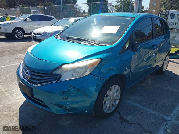 2015 Nissan Versa Note SV with VIN 3N1CE2CP7FL423322, listed as a IAAI auction lot 41755791 with 54,330 mi miles. Bid and sale history available at carsss.com. Image 2.