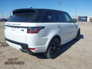 2021 Land Rover Range Rover Sport HST with VIN SALWS2RUXMA749869, listed as a IAAI auction lot 41315473 with 91,623 mi miles. Bid and sale history available at carsss.com. Image 4.