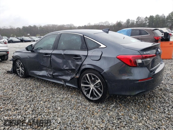 2024 Honda Civic Sedan Touring with VIN 2HGFE1F97RH329697, listed as a Copart auction lot 47434715 with 9,533 mi miles and Salvage Title. Bid and sale history available at carsss.com. Image 2.