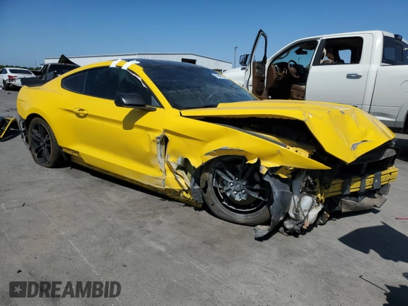 2015 Ford Mustang EcoBoost with VIN 1FA6P8TH7F5352435, listed as a Copart auction lot 55608135 with 164,847 mi miles and Clean Title. Bid and sale history available at carsss.com. Image 4.