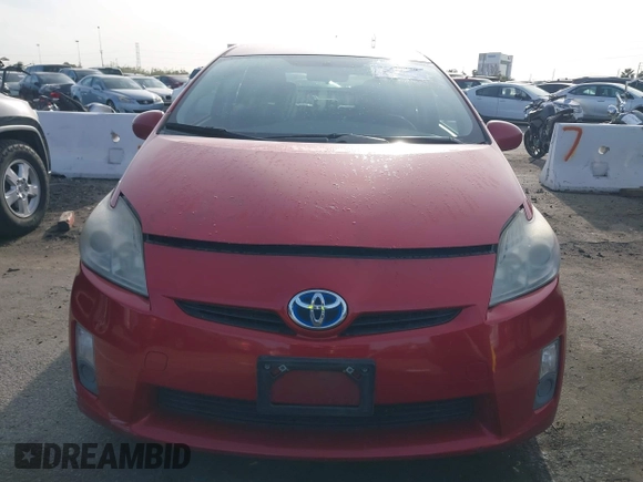 2011 Toyota Prius I with VIN JTDKN3DU6B1467073, listed as a IAAI auction lot 41936439 with 283,623 mi miles. Bid and sale history available at carsss.com. Image 12.