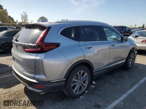 2021 Honda CR-V Touring with VIN 2HKRW1H97MH419440, listed as a Copart auction lot 45425425 with 38,000 mi miles and Salvage Title. Bid and sale history available at carsss.com. Image 3.
