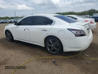 2013 Nissan Maxima SV with VIN 1N4AA5AP0DC819420, listed as a Copart auction lot 56332505 with 131,574 mi miles and Salvage title. Bid and sale history available at DreamBid. Image 2.