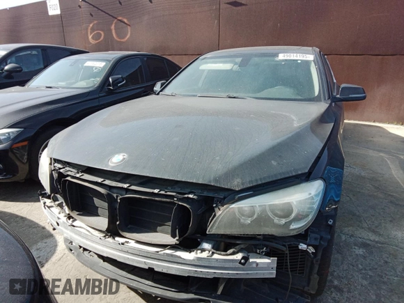 2015 BMW 7 Series 740Li with VIN WBAYE4C52FD946831, listed as a Copart auction lot 49014195 with 137,447 mi miles and Salvage Title. Bid and sale history available at DreamBid. Image 5.