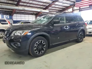2019 Nissan Pathfinder S z VIN 5N1DR2MN1KC642829, wystawiony jako Copart lot #59799605 z przebiegiem 141 312 mil mil oraz Czysty tytuł • Clean title. Historia ofert i sprzedaży dostępna na DreamBid. Obrazek 1.