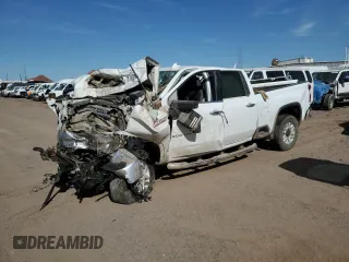 2020 Chevrolet Silverado 3500HD LTZ with VIN 1GC4YUEY0LF285655, listed as a Copart auction lot 78131384 with 0 mi miles and Salvage Title. Bid and sale history available at carsss.com. Image 1.