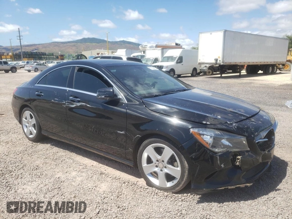 2017 Mercedes-Benz CLA 250 with VIN WDDSJ4EB1HN439574, listed as a Copart auction lot 61608493 with 72,178 mi miles and . Bid and sale history available at DreamBid. Image 4.