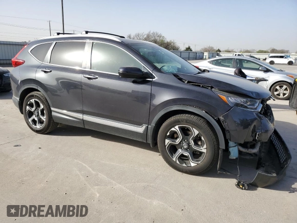 2018 Honda CR-V Touring with VIN 7FARW2H90JE043944, listed as a Copart auction lot 49346705 with 56,259 mi miles and Salvage Title. Bid and sale history available at carsss.com. Image 4.