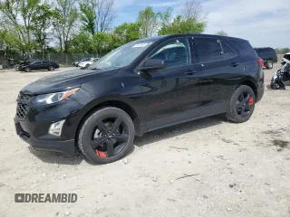 2020 Chevrolet Equinox LT z VIN 2GNAXVEX3L6124270, wystawiony jako Copart lot #53181565 z przebiegiem 43 230 mil mil oraz Szkoda całkowita • Salvage title. Historia ofert i sprzedaży dostępna na DreamBid. Obrazek 1.