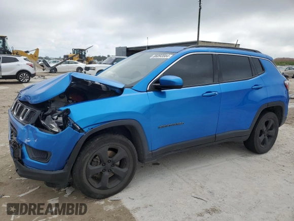 2019 Jeep Compass Altitude z VIN 3C4NJDBB9KT602524, wystawiony jako Copart lot #86093584 z przebiegiem 143 659 mil mil oraz Nie do naprawy • Non repairable. Historia ofert i sprzedaży dostępna na DreamBid. Obrazek 1.
