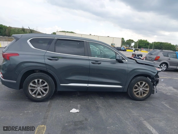 2019 Hyundai Santa Fe SE with VIN 5NMS23AD1KH067456, listed as a IAAI auction lot 41867362 with 105,236 mi miles. Bid and sale history available at carsss.com. Image 14.