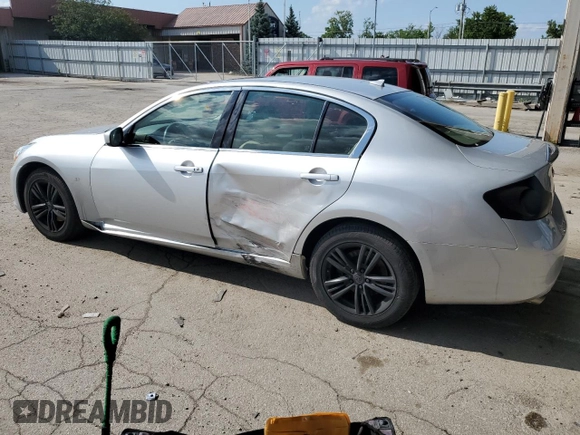 2015 Infiniti Q40 with VIN JN1CV6AR5FM521301, listed as a Copart auction lot 62710154 with 135,759 mi miles and Non Repairable. Bid and sale history available at carsss.com. Image 2.