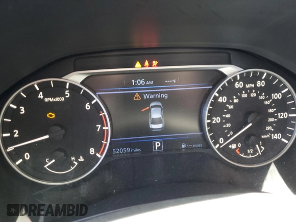 2019 Nissan Altima 2.5 SR with VIN 1N4BL4CV0KN321577, listed as a Copart auction lot 51917935 with 52,059 mi miles and Non Repairable. Bid and sale history available at carsss.com. Image 9.