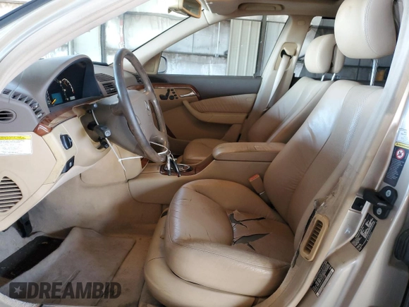 2005 Mercedes-Benz S-Class 4.3L with VIN WDBNG70J85A449008, listed as a Copart auction lot 78290644 with 162,416 mi miles and Clean Title. Bid and sale history available at carsss.com. Image 7.