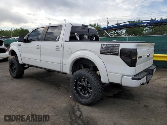 2013 Ford F-150 XL with VIN 1FTFW1ET0DKF55929, listed as a Copart auction lot 60686355 with 181,352 mi miles and Salvage title. Bid and sale history available at DreamBid. Image 2.