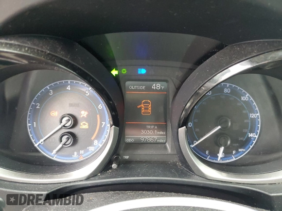 2014 Toyota Corolla L with VIN 2T1BURHE7EC186540, listed as a Copart auction lot 81974694 with 97,867 mi miles and Salvage title. Bid and sale history available at DreamBid. Image 9.