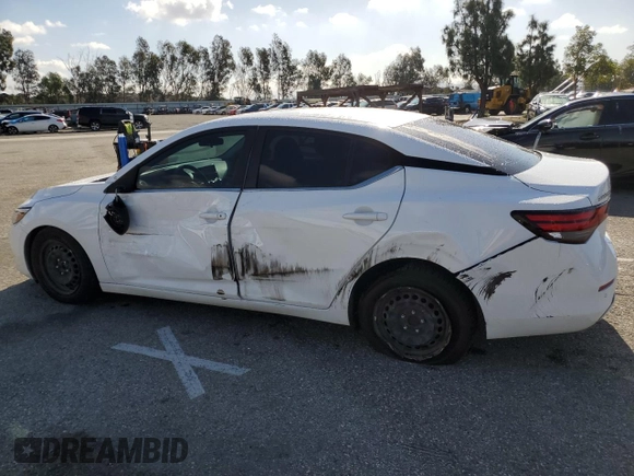 2020 Nissan Sentra S with VIN 3N1AB8BV4LY220180, listed as a Copart auction lot 47494095 with 128,687 mi miles and Salvage Title. Bid and sale history available at carsss.com. Image 2.