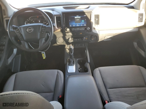 2022 Nissan Frontier PRO-X with VIN 1N6ED1EJ1NN603029, listed as a Copart auction lot 89176575 with 57,371 mi miles and Salvage Title. Bid and sale history available at carsss.com. Image 8.