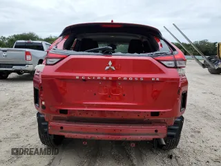 2024 Mitsubishi Eclipse Cross ES with VIN JA4ATUAAXRZ047520, listed as a Copart auction lot 73938724 with 7,563 mi miles and Salvage title. Bid and sale history available at DreamBid. Image 6.
