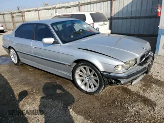 2001 BMW 7 Series 740iL with VIN WBAGH83491DP26337, listed as a Copart auction lot 87049464 with 155,453 mi miles and Clean Title. Bid and sale history available at carsss.com. Image 4.