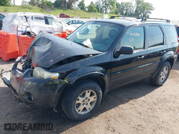 2005 Ford Escape Limited with VIN 1FMYU94175KB42352, listed as a IAAI auction lot 42418986 with 245,012 mi miles and . Bid and sale history available at DreamBid. Image 2.