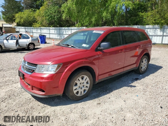 2013 Dodge Journey American Value with VIN 3C4PDCAB7DT695249, listed as a Copart auction lot 53935505 with 178,694 mi miles and Clean title. Bid and sale history available at DreamBid. Image 1.