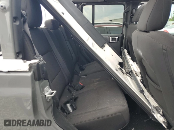 2023 Jeep Gladiator Sport S with VIN 1C6HJTAG9PL506729, listed as a Copart auction lot 58372235 with 52,633 mi miles and Non repairable. Bid and sale history available at DreamBid. Image 11.