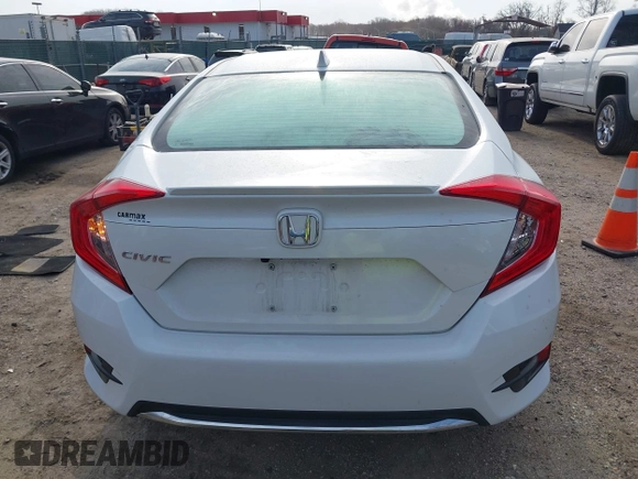 2019 Honda Civic Sedan EX with VIN 19XFC1F34KE018682, listed as a IAAI auction lot 41843545 with 73,992 mi miles. Bid and sale history available at carsss.com. Image 16.