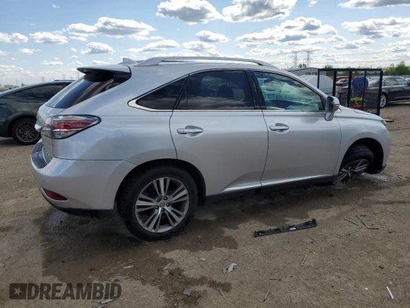 2015 Lexus RX 350 with VIN 2T2BK1BA7FC300143, listed as a Copart auction lot 58147855 with 89,512 mi miles and Salvage title. Bid and sale history available at DreamBid. Image 3.